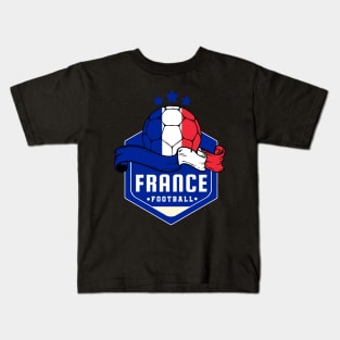 France Football Enthusiast Kids T-Shirt
